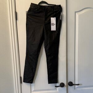 Almost Famous Faux Leather Black Skinny Pants